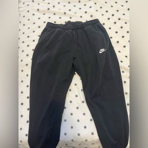 Nike Men’s Fleece Tapered Ankle Fleece Sweatpants (Black) XXL